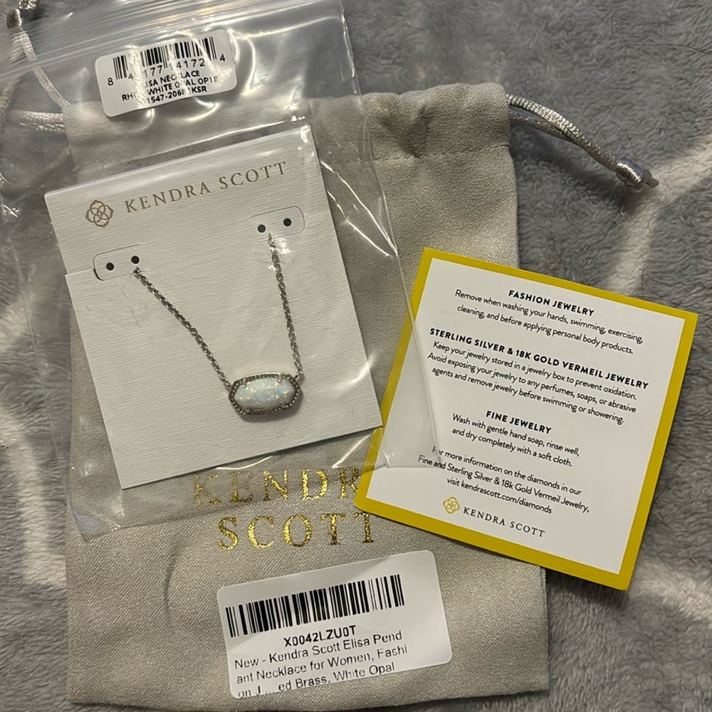 Kendra Scott Opal necklace